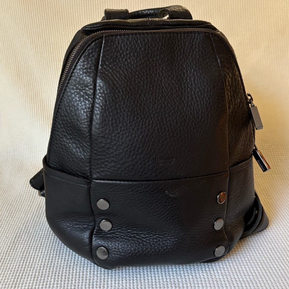 Hammitt Black Leather Backpack